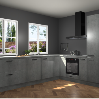Beton Parelgrijs keuken Konin 67082