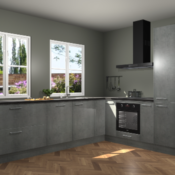 Beton Parelgrijs keuken Konin 67108