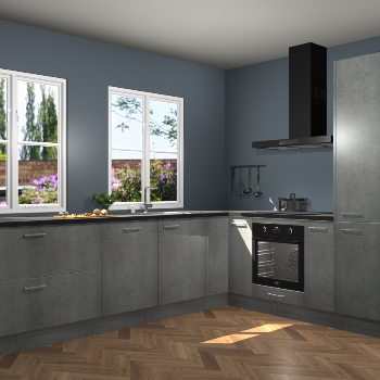 Beton Parelgrijs keuken Konin 67109