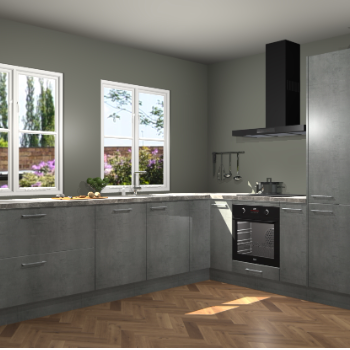 Beton Parelgrijs keuken Konin 67114