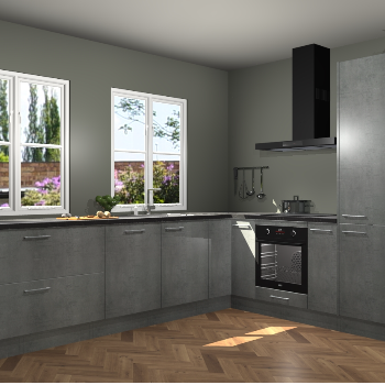 Beton Parelgrijs keuken Konin 67126