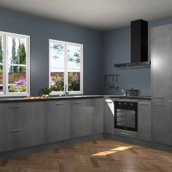 Beton Parelgrijs keuken Konin 67127