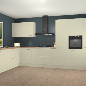 Magnolia hoogglans keuken Debrecen 67498