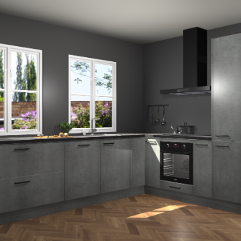 Beton Parelgrijs keuken Konin 67129