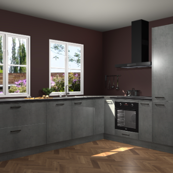 Beton Parelgrijs keuken Konin 67130