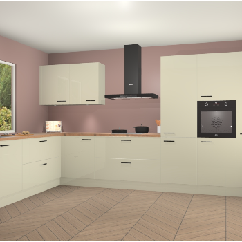 Magnolia hoogglans keuken Debrecen 67500