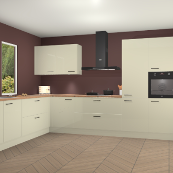 Magnolia hoogglans keuken Debrecen 67501