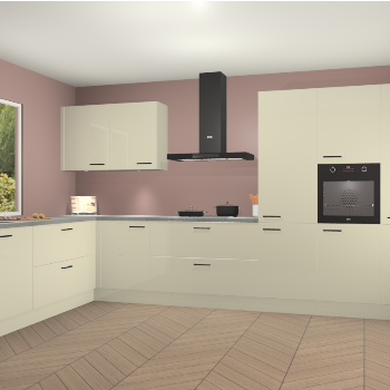 Magnolia hoogglans keuken Debrecen 67600