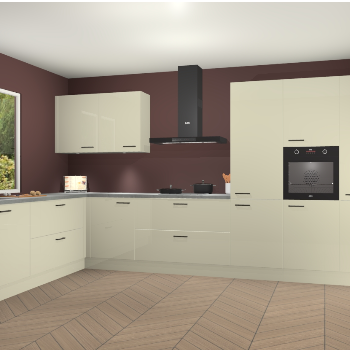 Magnolia hoogglans keuken Debrecen 67601