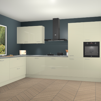 Magnolia hoogglans keuken Debrecen 67598