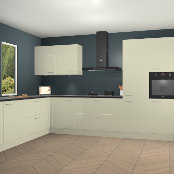 Magnolia hoogglans keuken Debrecen 67605