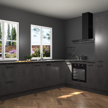 Beton Antraciet keuken Konin 67281