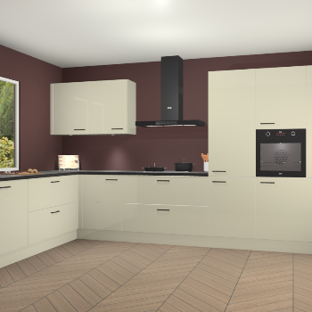 Magnolia hoogglans keuken Debrecen 67608