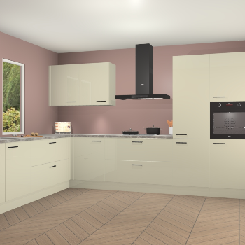 Magnolia hoogglans keuken Debrecen 67614