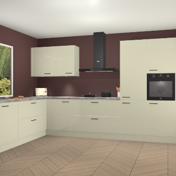 Magnolia hoogglans keuken Debrecen 67615