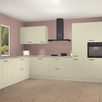 Magnolia hoogglans keuken Debrecen 67620