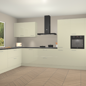 Magnolia hoogglans keuken Debrecen 67623