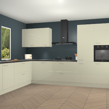 Magnolia hoogglans keuken Debrecen 67624