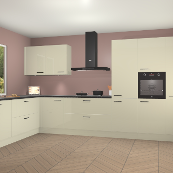 Magnolia hoogglans keuken Debrecen 67626