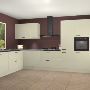 Magnolia hoogglans keuken Debrecen 67627