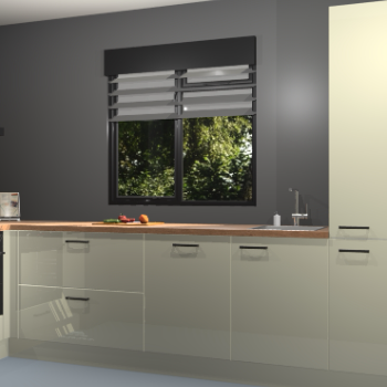 Magnolia hoogglans keuken Luzern 60062