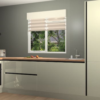 Magnolia hoogglans greeploze keuken Luzern 60063