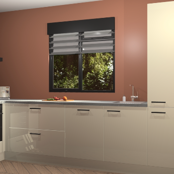 Magnolia hoogglans keuken Luzern 60105