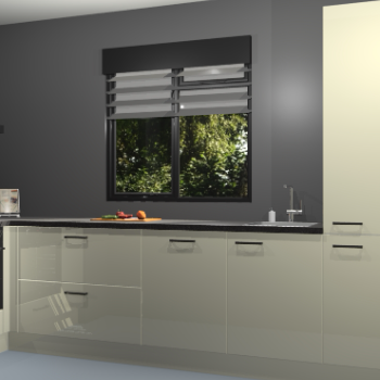 Magnolia hoogglans keuken Luzern 60172