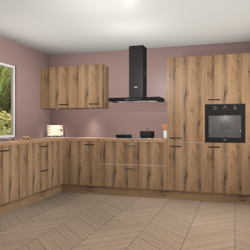 Goud Eiken keuken Debrecen 67839