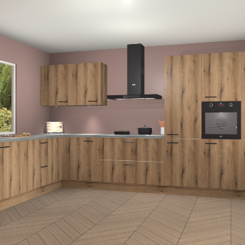 Goud Eiken keuken Debrecen 68039