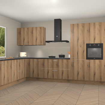 Goud Eiken keuken Debrecen 68042