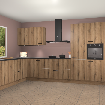 Goud Eiken keuken Debrecen 68045