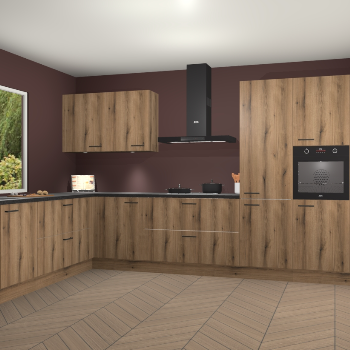 Goud Eiken keuken Debrecen 68046