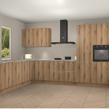 Goud Eiken keuken Debrecen 68048