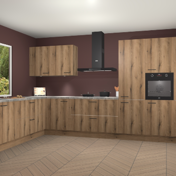 Goud Eiken keuken Debrecen 68052