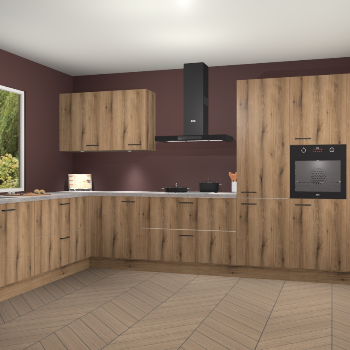 Goud Eiken keuken Debrecen 68058