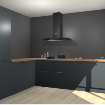 Onyxgrijze keuken Antibes 60782