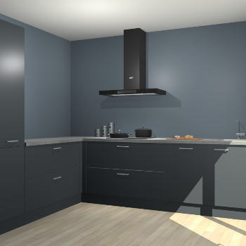 Onyxgrijze keuken Antibes 60798