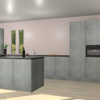 Beton parelgrijs keuken Krakor 79128