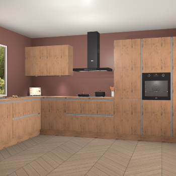 Astoria Eiken greeploze keuken Debrecen 68593