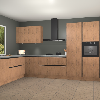 Astoria Eiken greeploze keuken Debrecen 68921