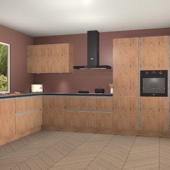 Astoria Eiken greeploze keuken Debrecen 68924