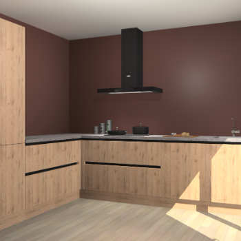 Madera Natuur greeploze keuken Antibes 60990