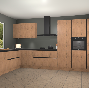 Astoria Eiken greeploze keuken Debrecen 68927