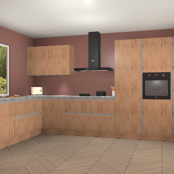 Astoria Eiken greeploze keuken Debrecen 68930