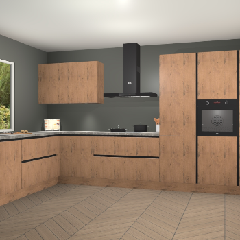 Astoria Eiken greeploze keuken Debrecen 68940