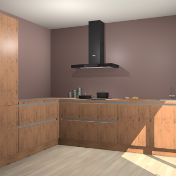 Astoria Eiken greeploze keuken Antibes 61105