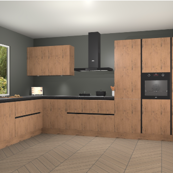 Astoria Eiken greeploze keuken Debrecen 68953