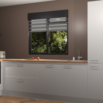 Zijdegrijze keuken Luzern 60845