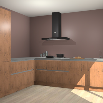 Astoria Eiken greeploze keuken Antibes 61133